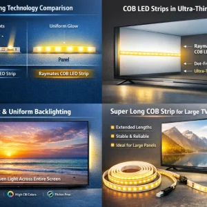 How COB LED Strips Revolutionize Backlighting in TVs and Monitors