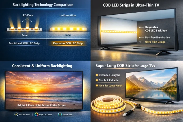 How COB LED Strips Revolutionize Backlighting in TVs and Monitors