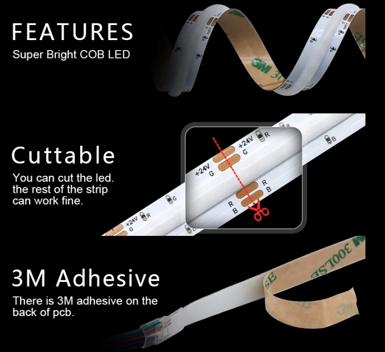 COB LED Strips vs. SMD LED Strips What’s the Difference and Which One to Choose