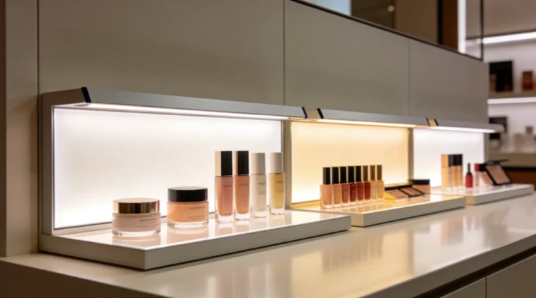 Customizable LED Sheet Panels for Cosmetics Counters Tailoring Lighting to Your Store's Needs