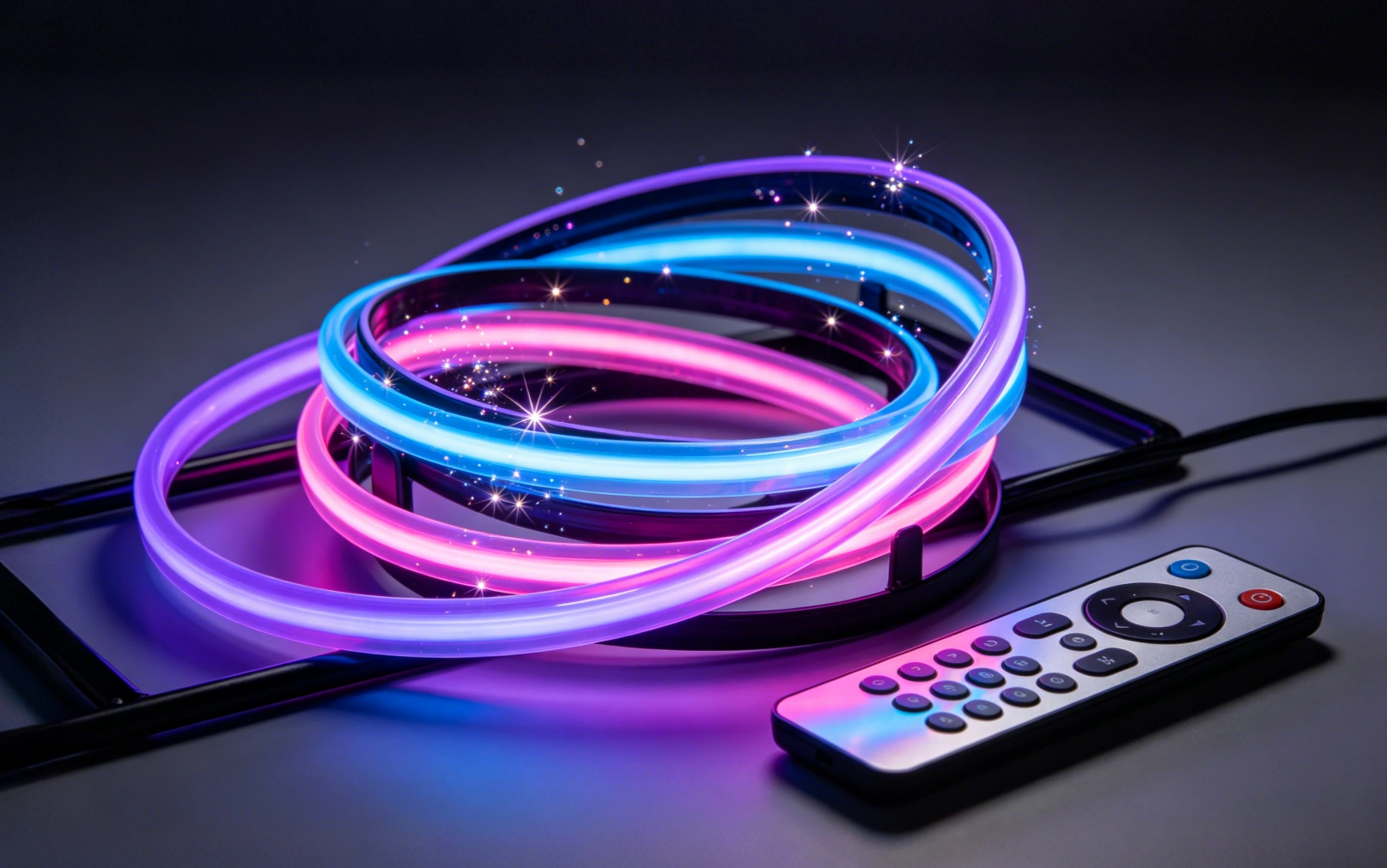 How to Customize Dynamic Lighting Modes on Neon Strip Lights with Remote