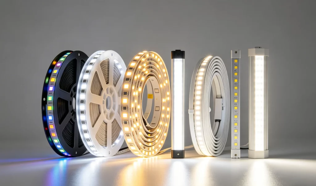 The Ultimate Comparison of Types of LED Strip Lights for Maximum Illumination