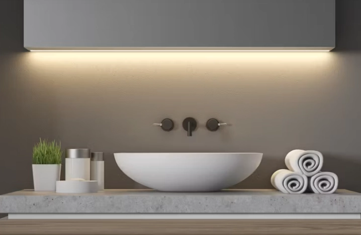 Hidden LED Strip Lighting Guide for a Smooth and Dot Free Glow